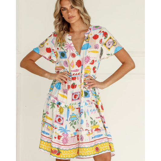 Fiesta Dress -Multi