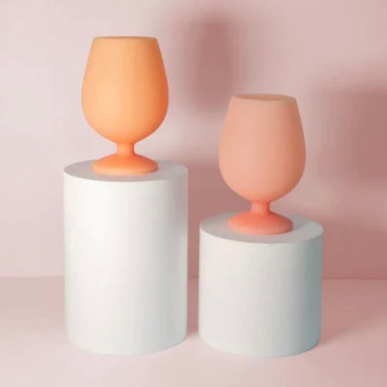 Peach + Petal | Stemm | Silicone Unbreakable Wine Glasses