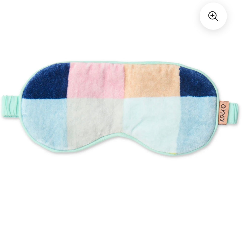 FLORIDA TARTAN VELVET EYE MASK