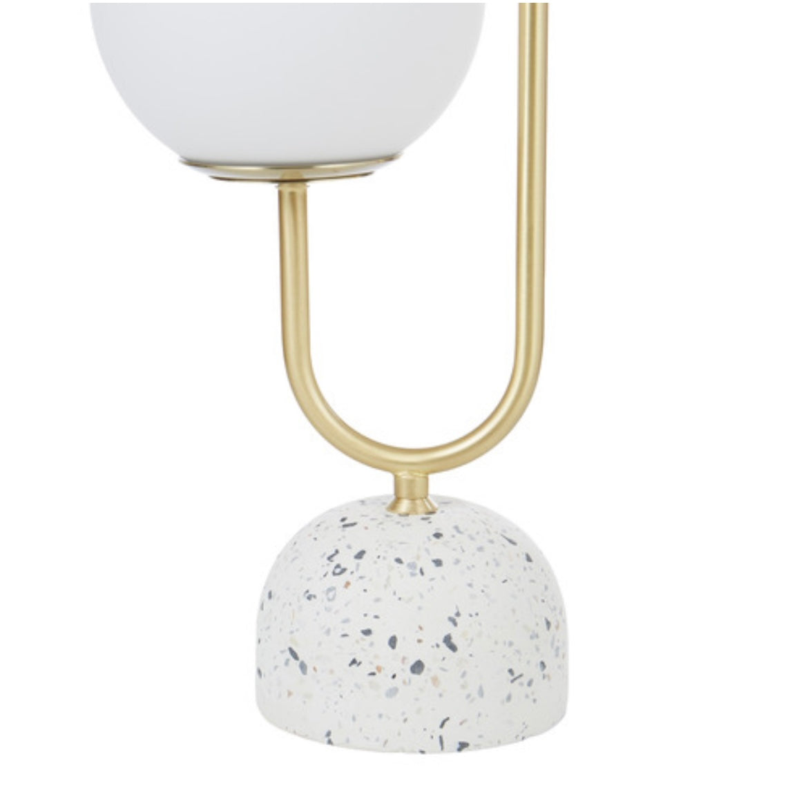 MABEL TABLE LAMP- WHITE & GOLD