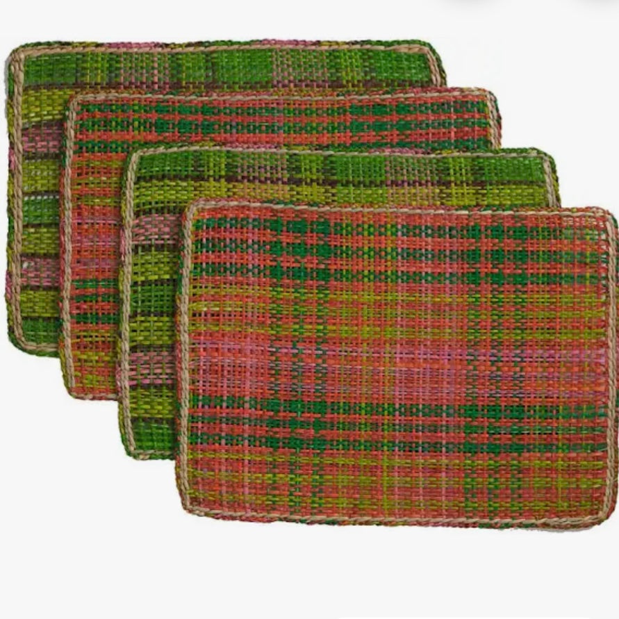 Isla Placemat Set - Key Lime