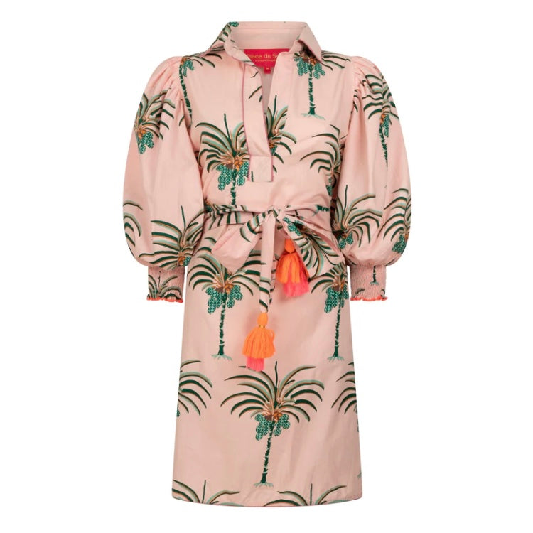 THE PALMS DRESS- PINK