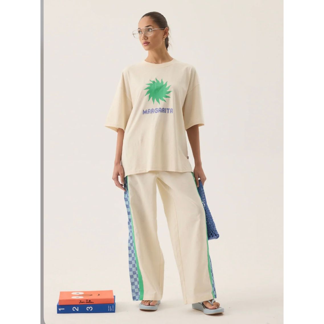 SUNSET PANT WARM WHITE-ARAMINTA JAMES