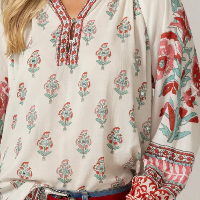 Miss June Paris Vita Blouse-Pink