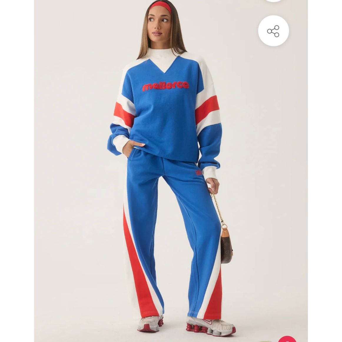 Mallorca Track pant -Spanish Blue- Araminta James