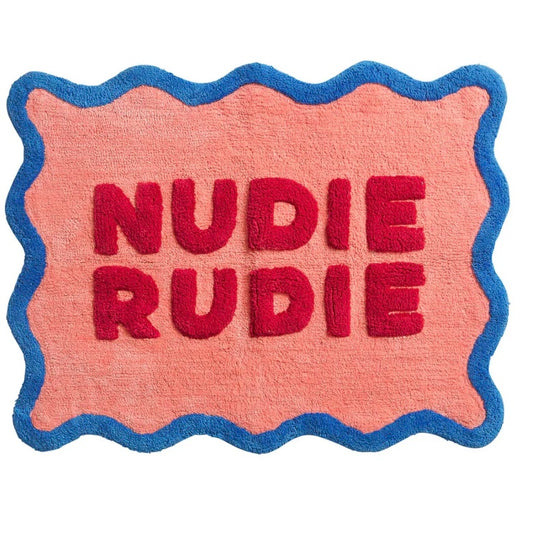 Amalie Nudie Bath Mat-Hibiscus-Sage & Clare