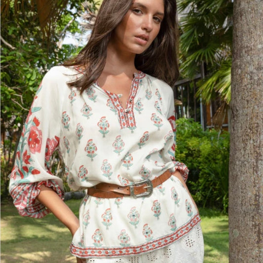 Miss June Paris Vita Blouse-Pink