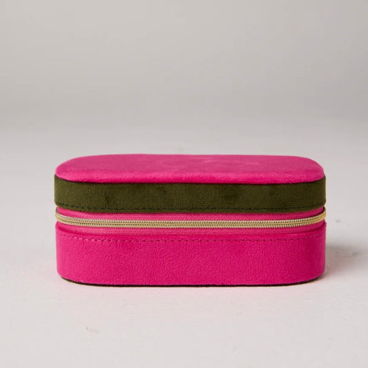 Prickly Pear Travel Velvet Jewellery Box-Kip & Co