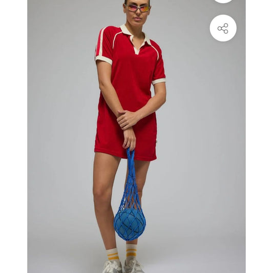RHODES TERRY DRESS-CHERRY PIE