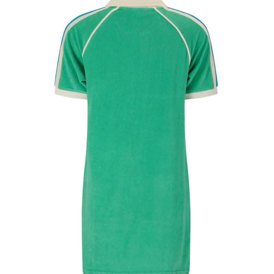 RIVIERA TERRY DRESS TROPICAL GREEN-ARAMINTA JAMES