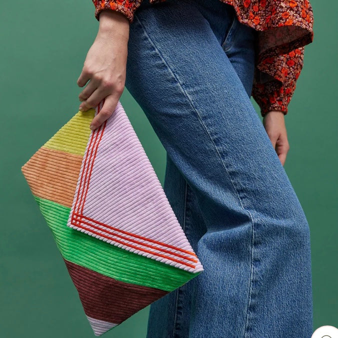 LEOLA CLUTCH-SAGE & CLARE