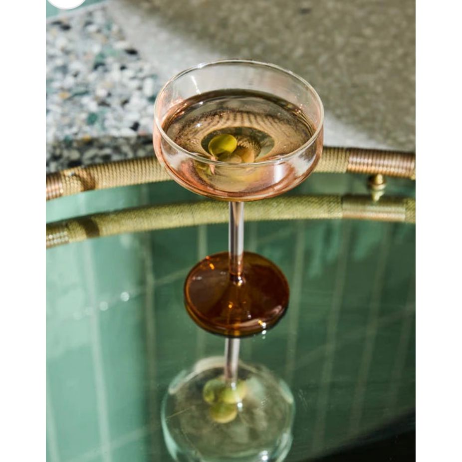 The Marshmallow And Marmalade Margarita Glass 2P Set-Kip & Co