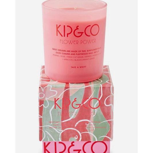 KIP & CO-
FLOWER POWER CANDLE