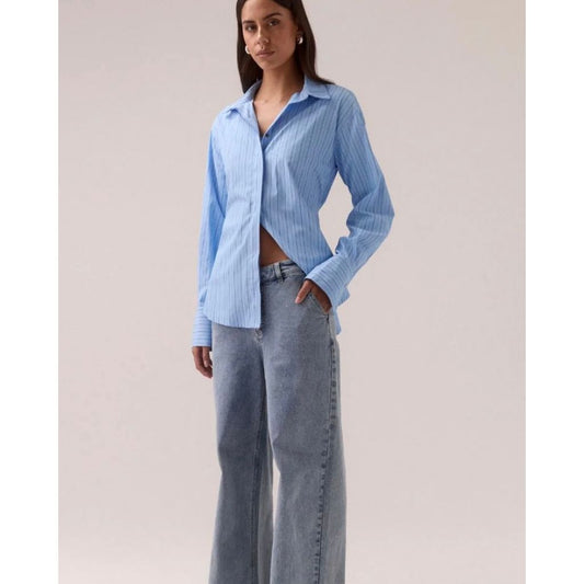 BRYNN SHIRT - VENICE BLUE STRIPE