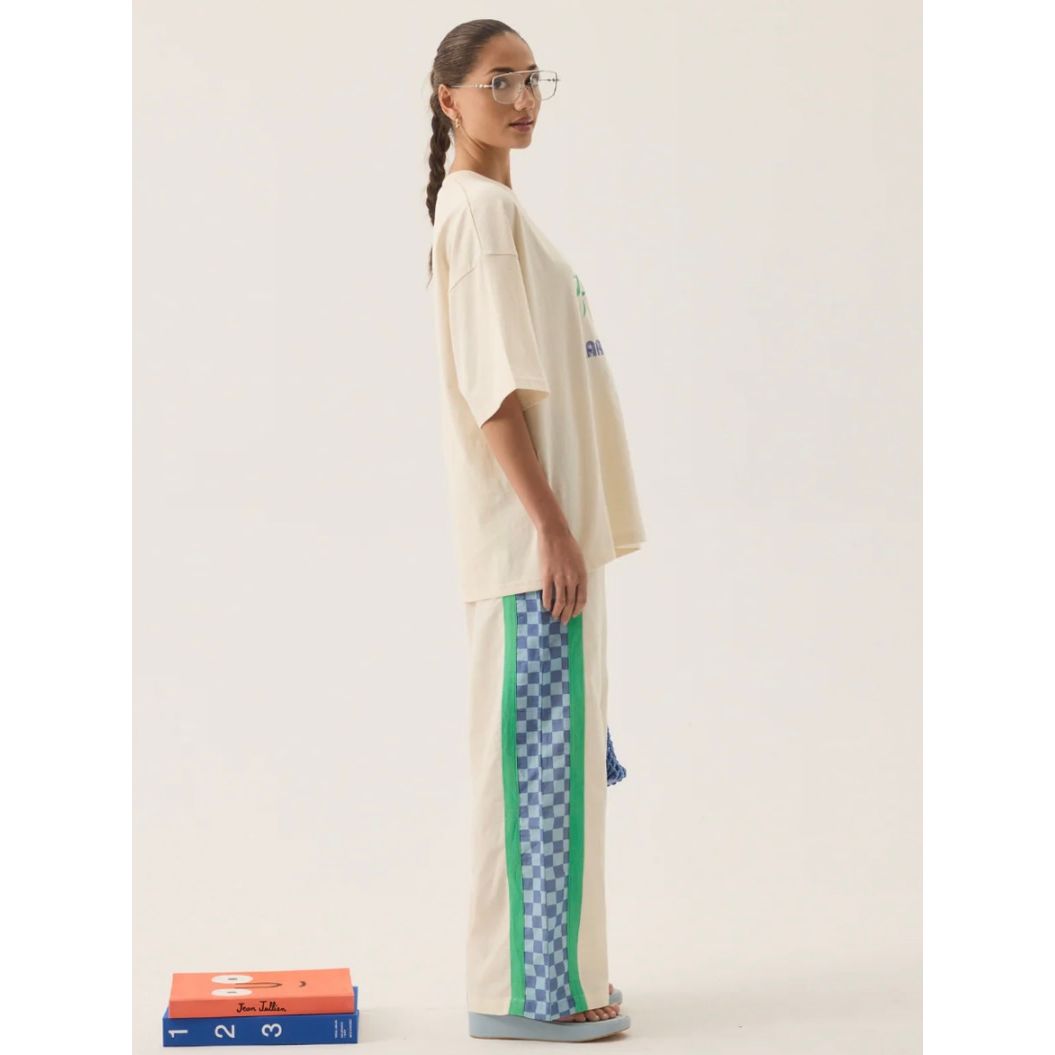 MARGARITA OVERSIZED TEE NATURAL-ARAMINTA JAMES