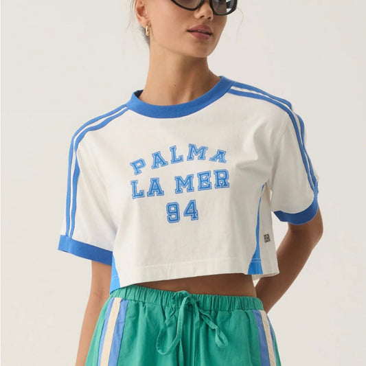 Palma Cropped Tee - Snow
Araminta James