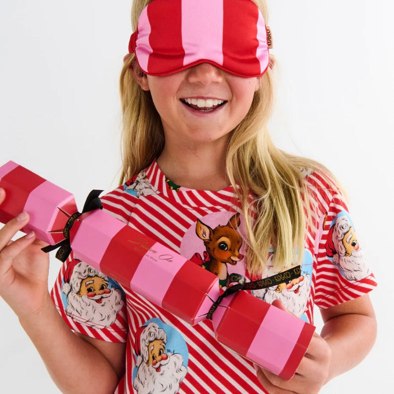 SANTA BABY ECO SATIN BON BON EYE MASK 4P SET