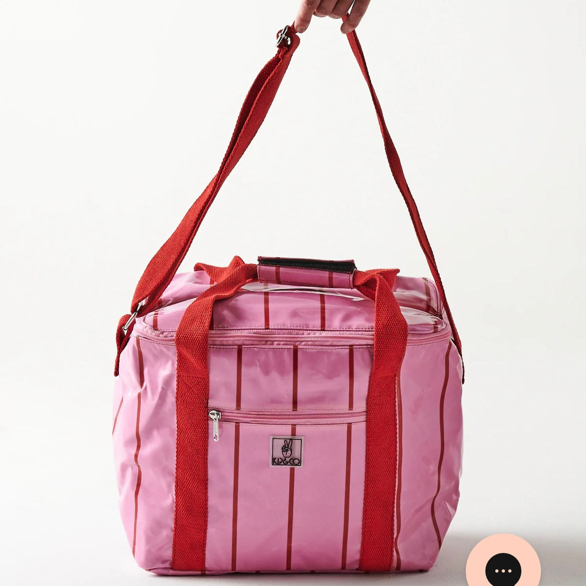 ICED VOVO STRIPE COOLER BAG