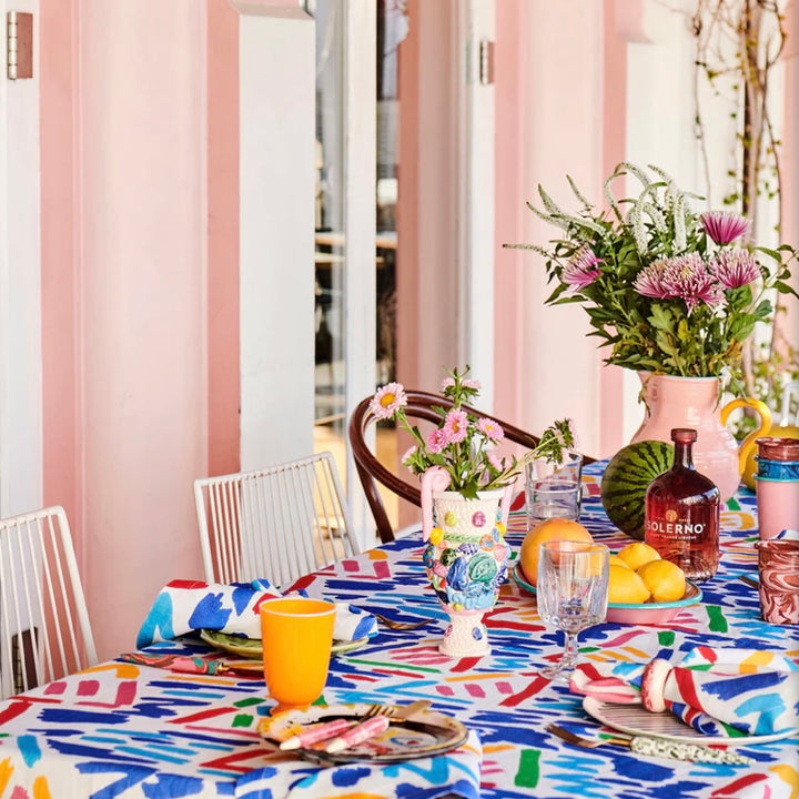 KEN DONE LITTLE TACKERS LINEN TABLECLOTH-KIP & CO