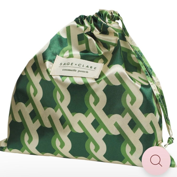 Delphine Cosmetic Pouch - Anise