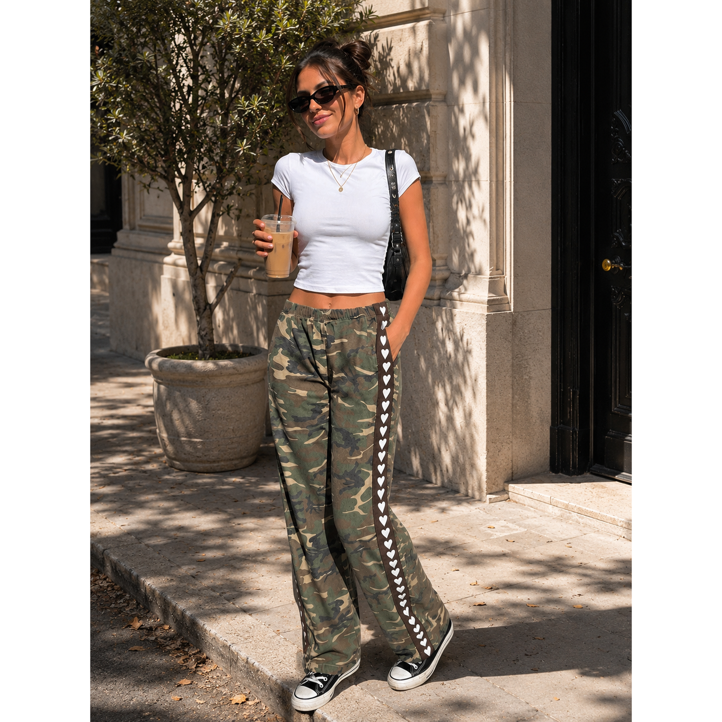 Camo With Love Pants -Camo Print