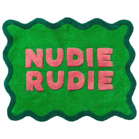 Amalie Nudie Rudie Bath Mat - Spring Green - Sage & Clare