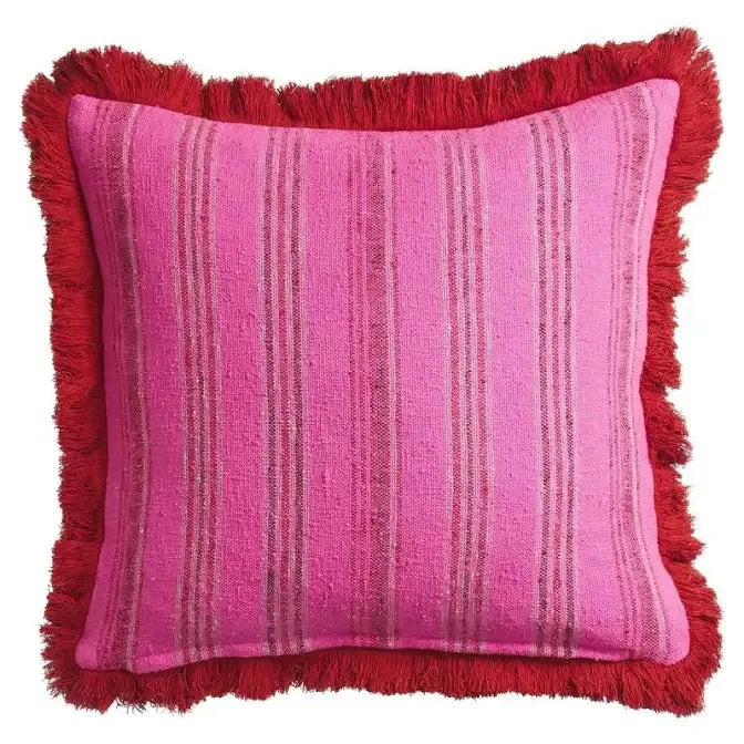 Nicolette Woven Cushion - Pansy- Sage & Clare