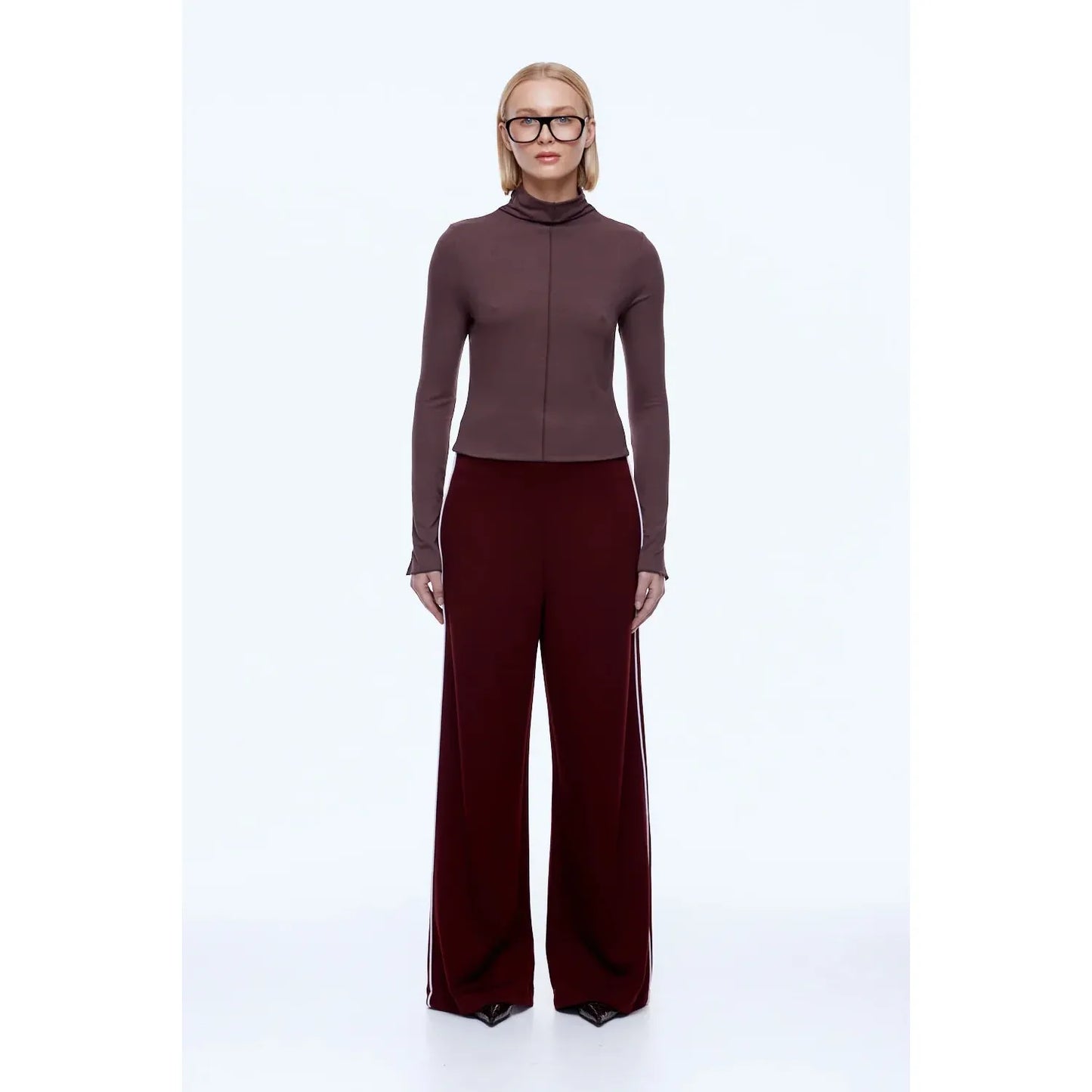 Ena Pelly - Alessia Relaxed Pant - Burgundy