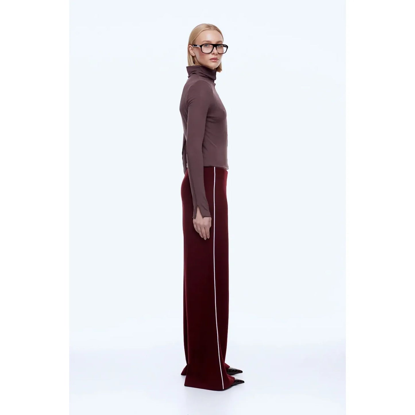 Ena Pelly - Alessia Relaxed Pant - Burgundy