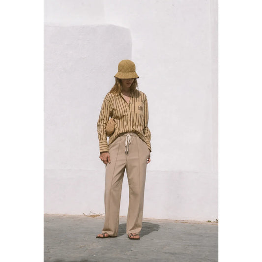AJ Twill Pant-Beige