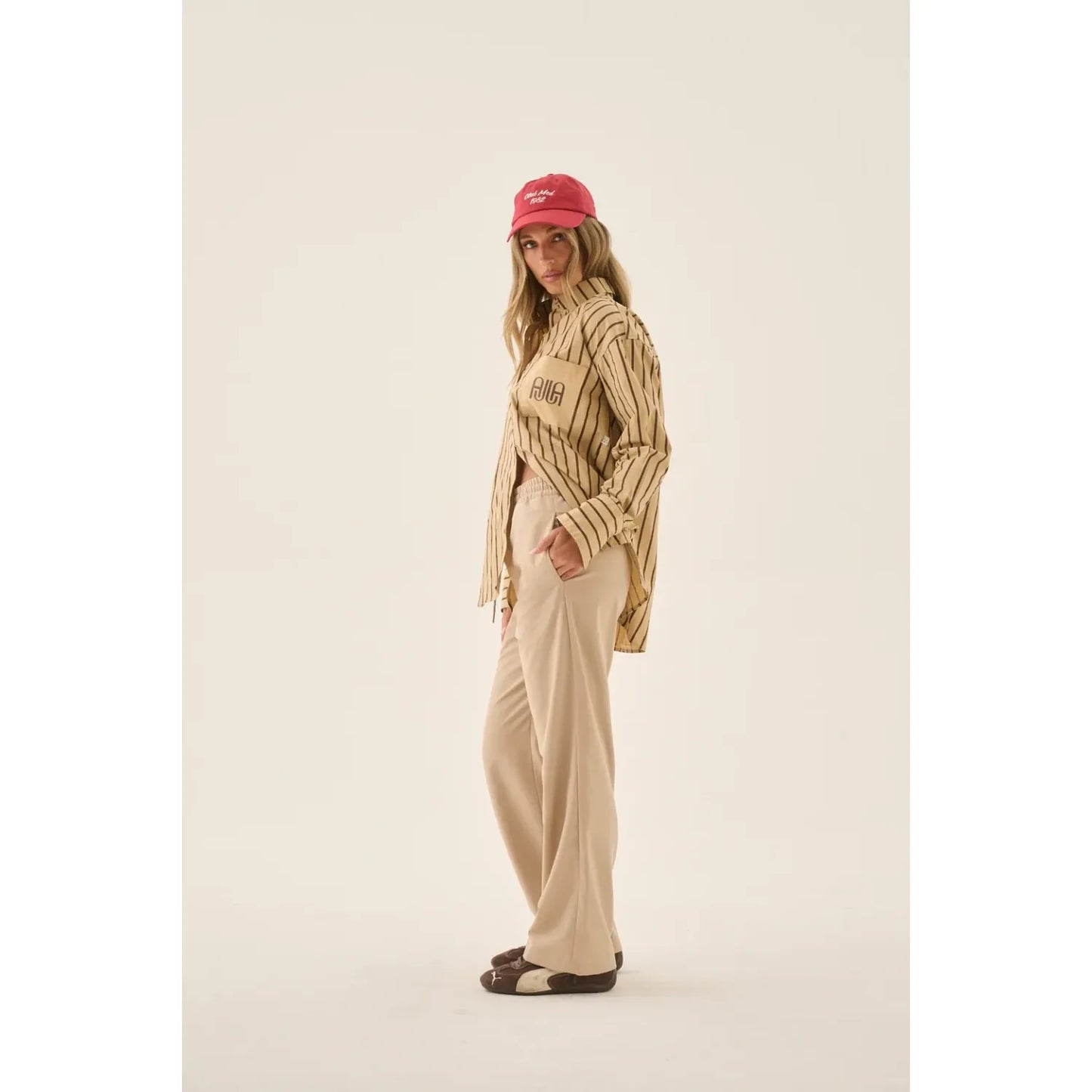 AJ Twill Pant-Beige