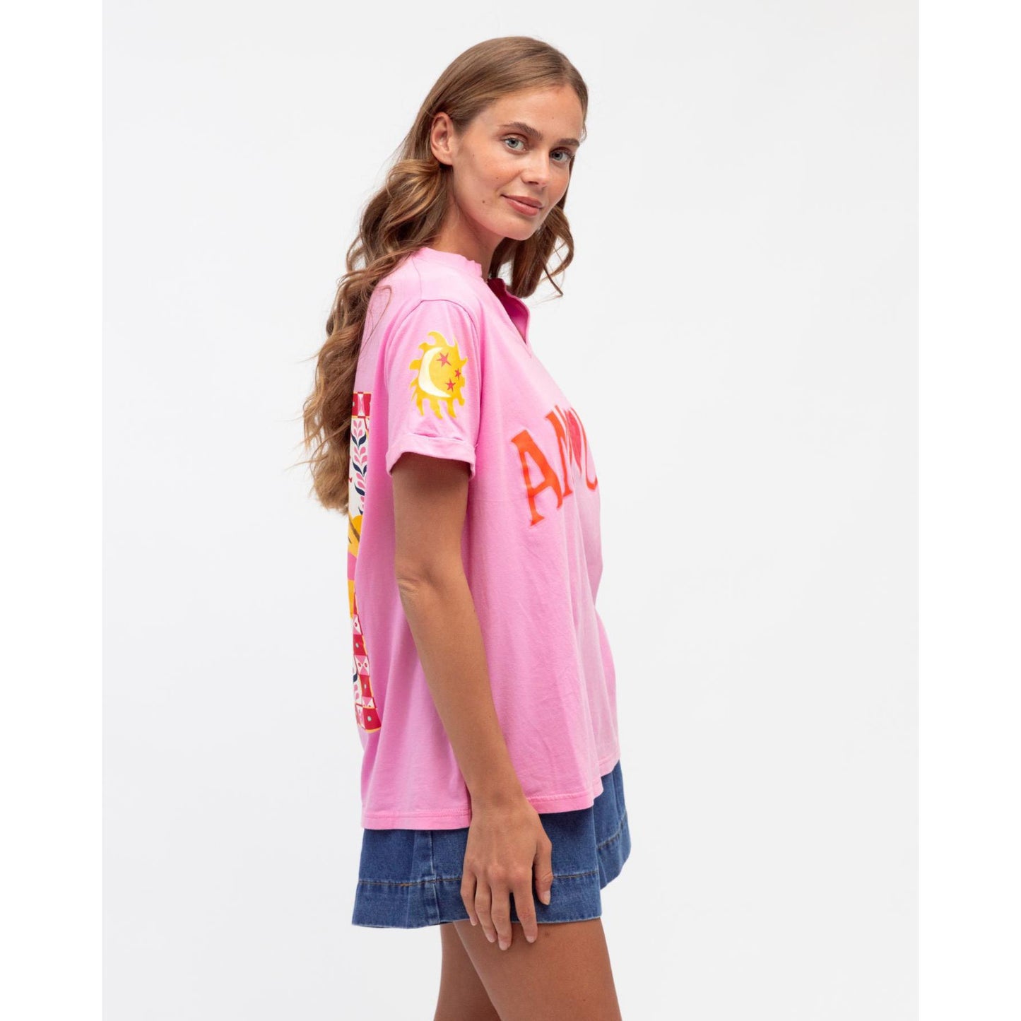 The Armour Tee-Washed Pink