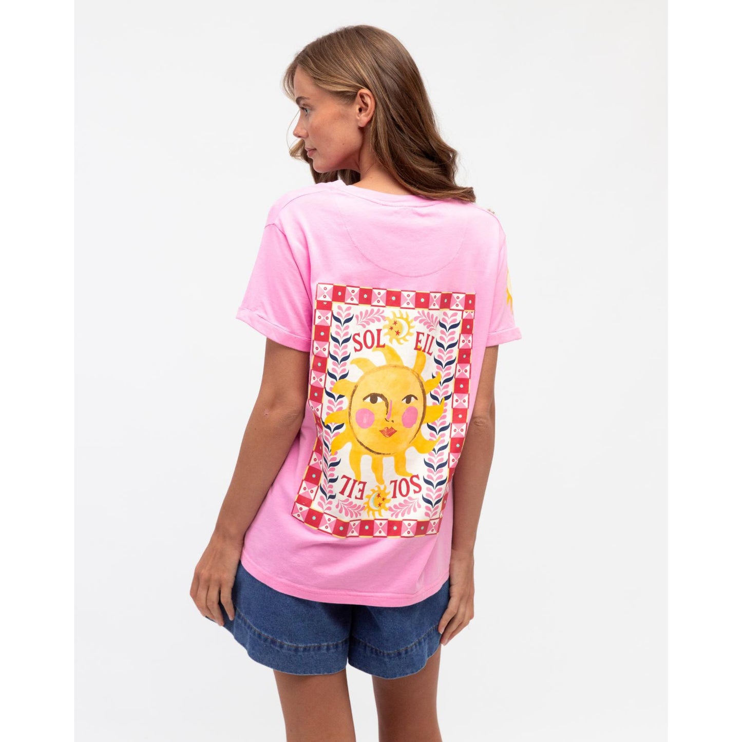 The Armour Tee-Washed Pink