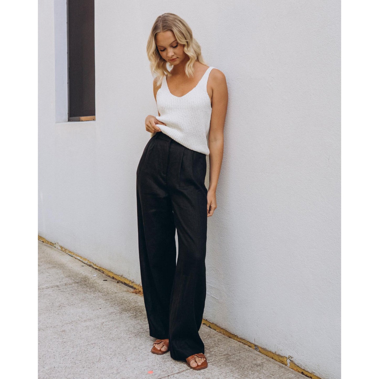 Sonny Knit Top-White