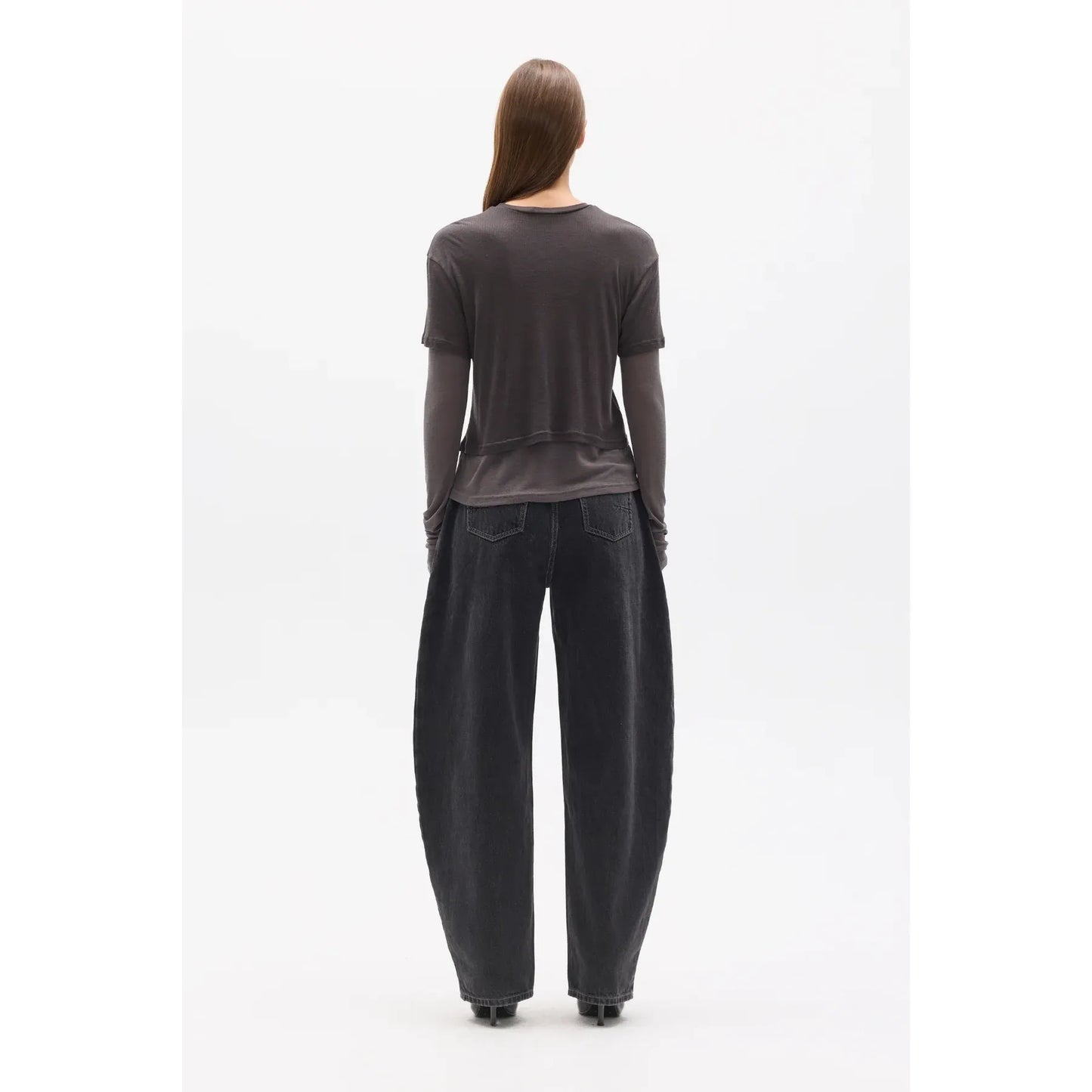 Calenia Top- Dark Grey