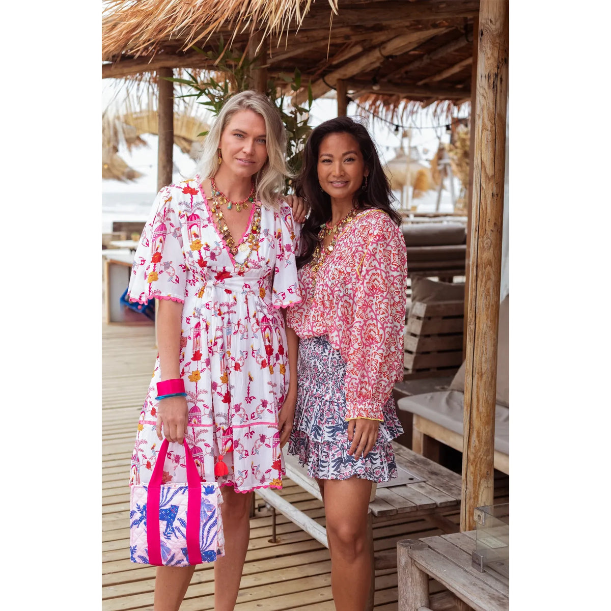 Birdhouse Print Dress- Multi