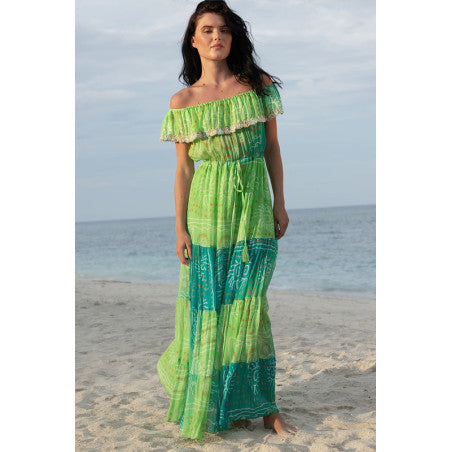 Miss June Tayla Dress -Green