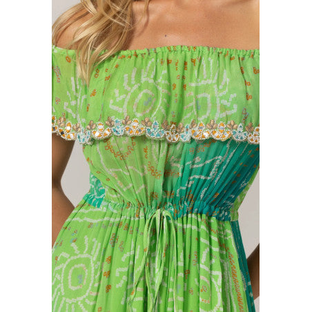 Miss June Tayla Dress -Green