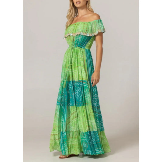 Miss June Tayla Dress -Green