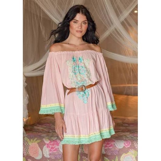 Miss June Azra Dress - Petal