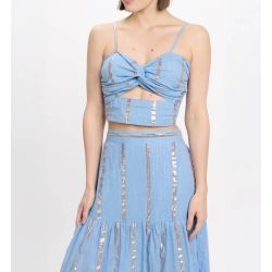 Miss June Luz Set -Periwinkle Blue