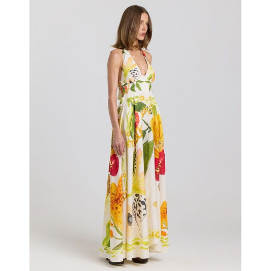 bellagio midi dress Bellagio Midi Dress Slate Floral V-Neck