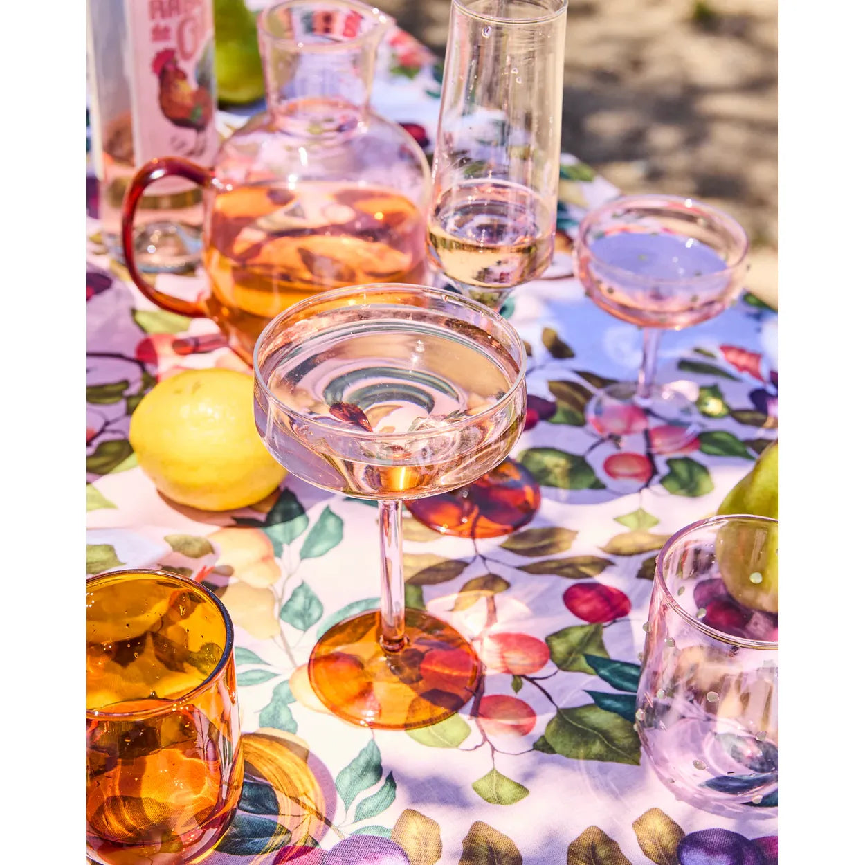 MARSHMALLOW AND MARMALADE MARGARITA GLASS 2P SET