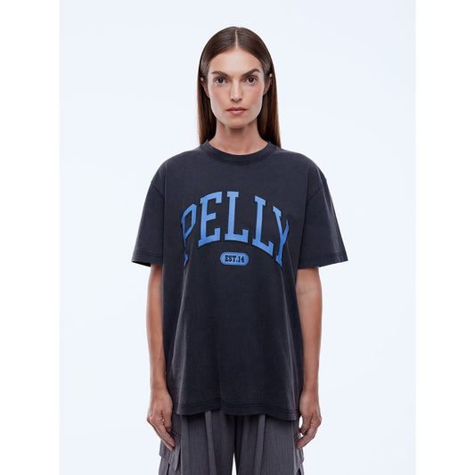 PELLY STUDIO TEE - VINTAGE BLACK