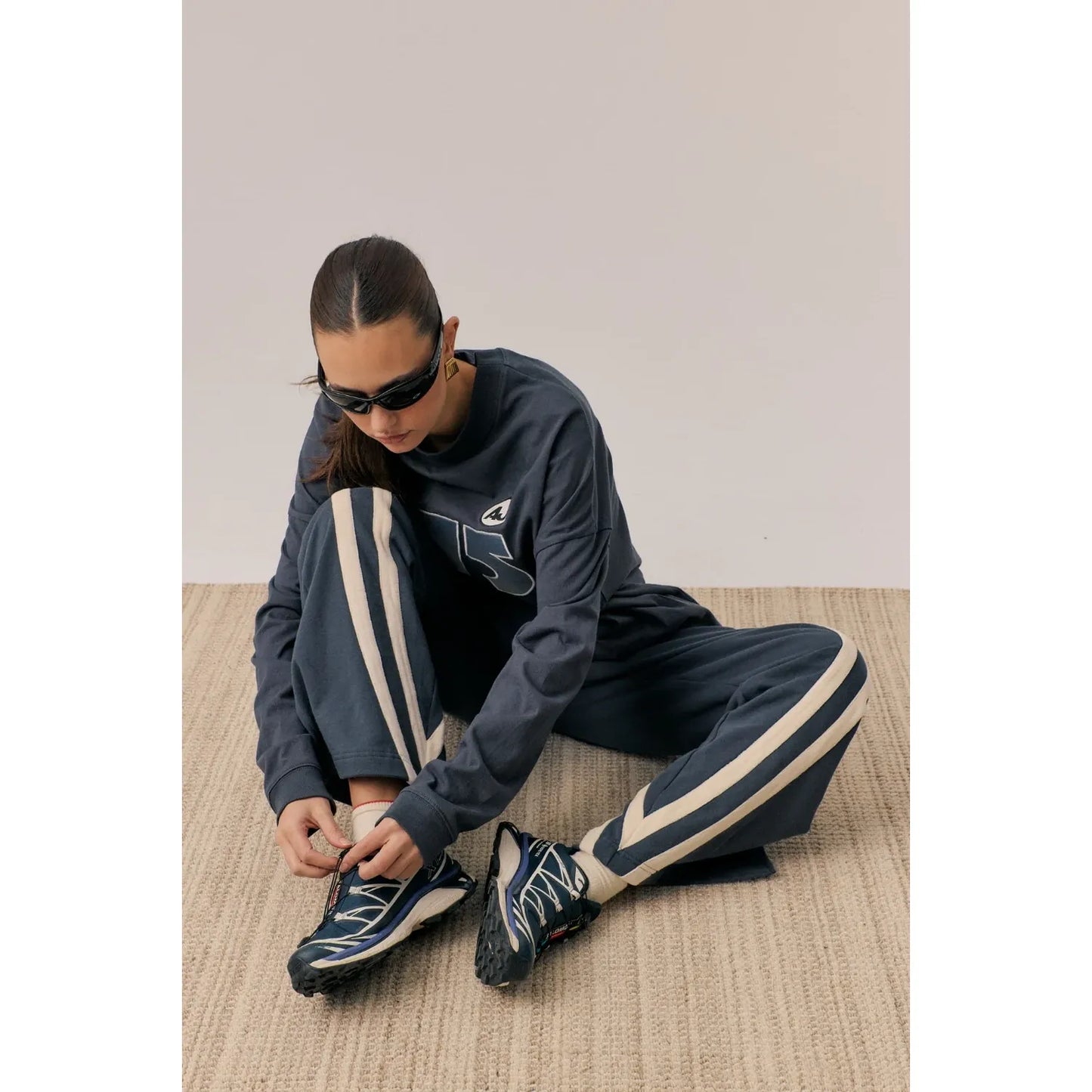 RACES TRACKPANT-WASHED BLACK