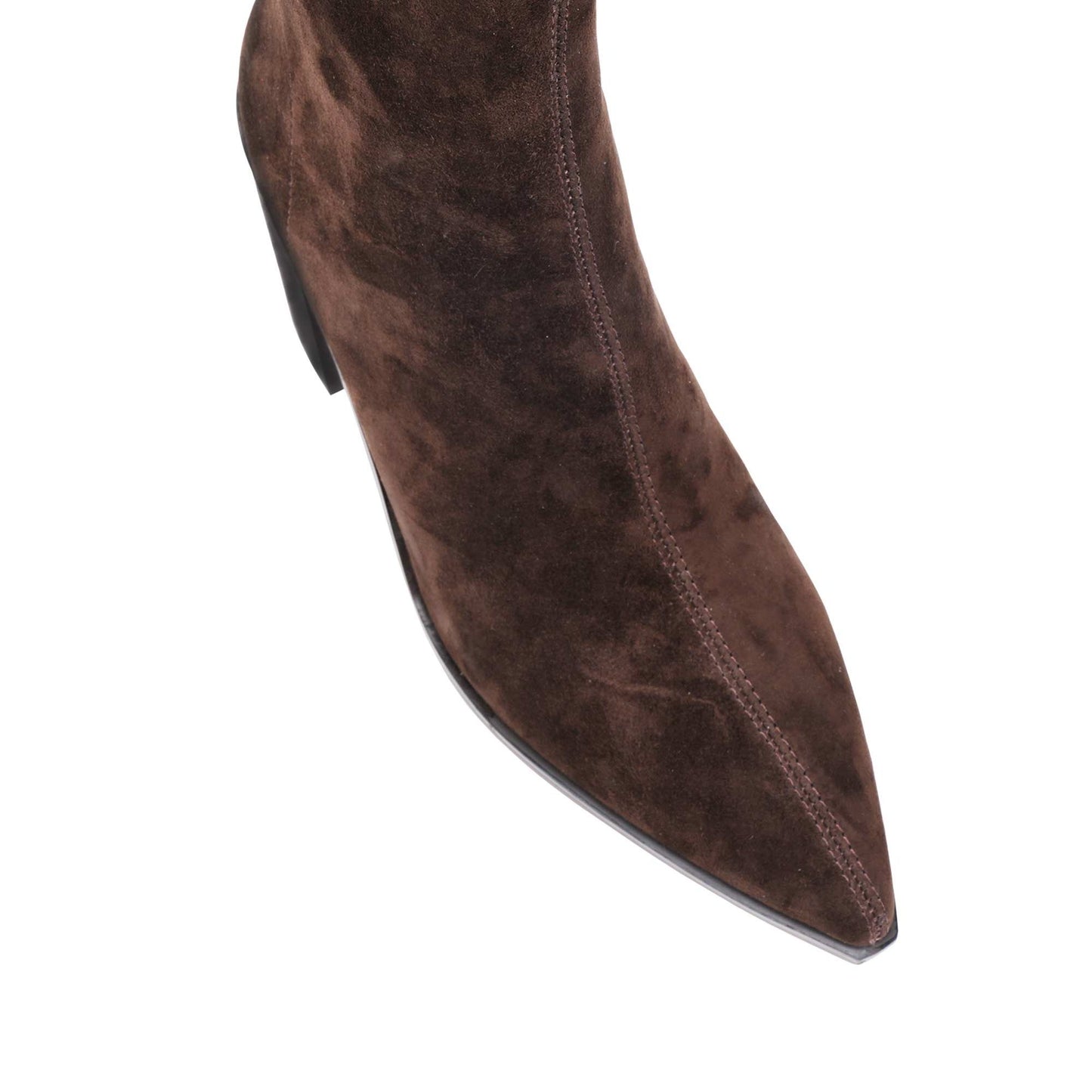 Chamonix Ankle Boot -Chocolate Suede Leather