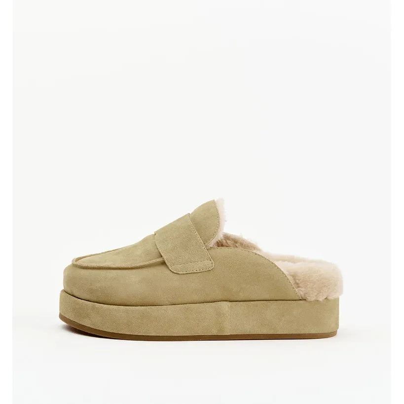 ALIAS MAE BURKELY DUNE/SUEDE SHEARLING