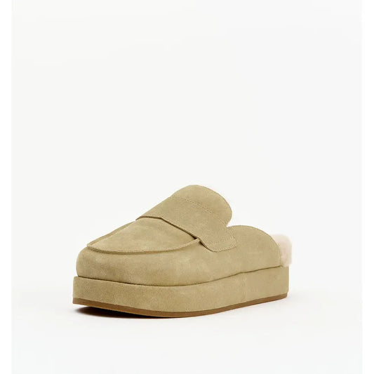 ALIAS MAE BURKELY DUNE/SUEDE SHEARLING