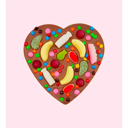 Giant Lolly Pizza Heart: Milk Chocolate