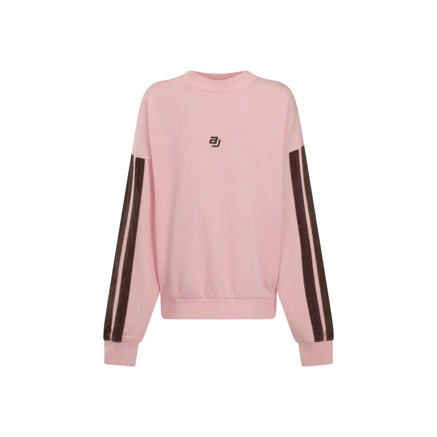 AJ LOGO SWEATSHIRT -ROSE QUARTZ